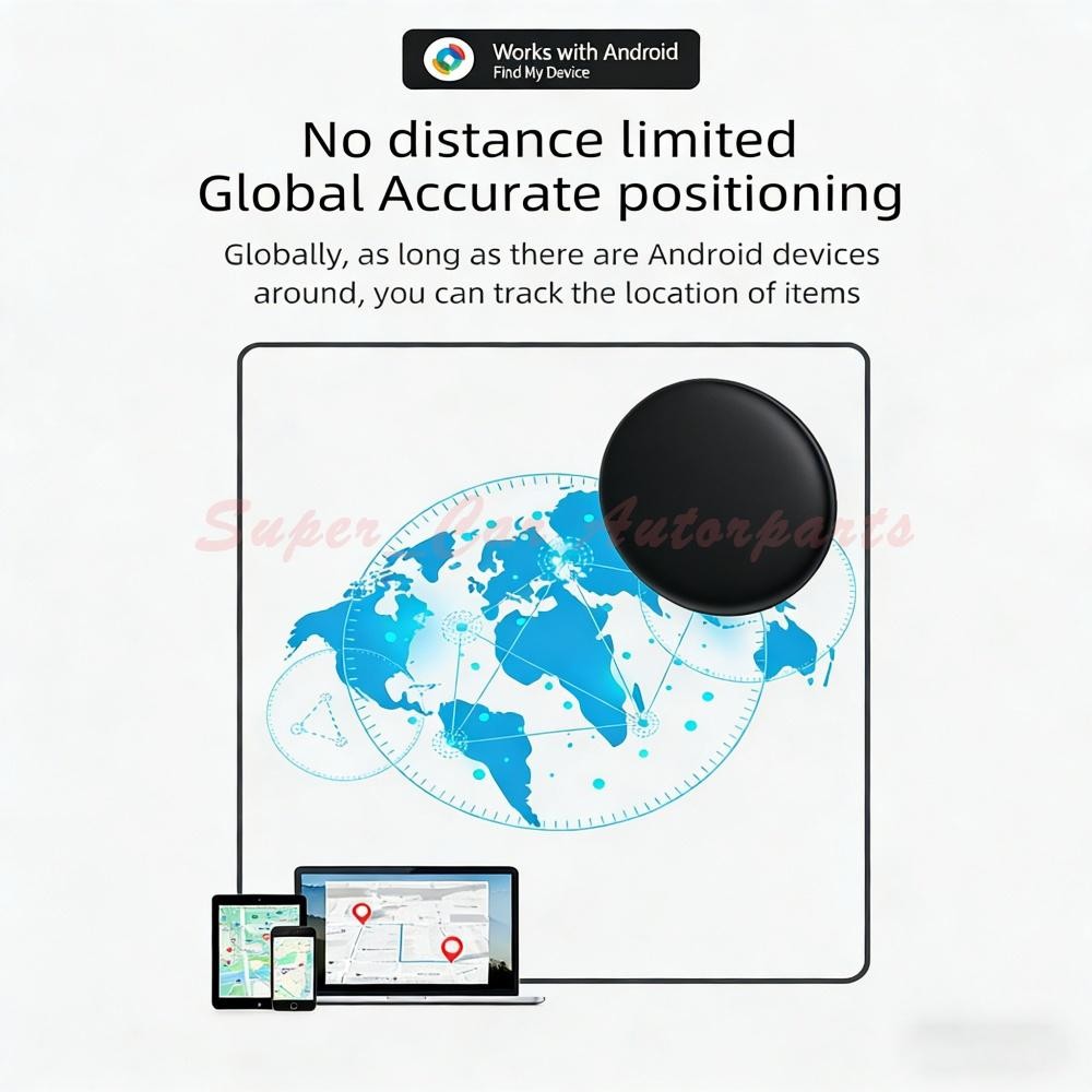 GPS Tracker for Vehicles, Real Time Car Tracking Device, Mini Hidden for Android