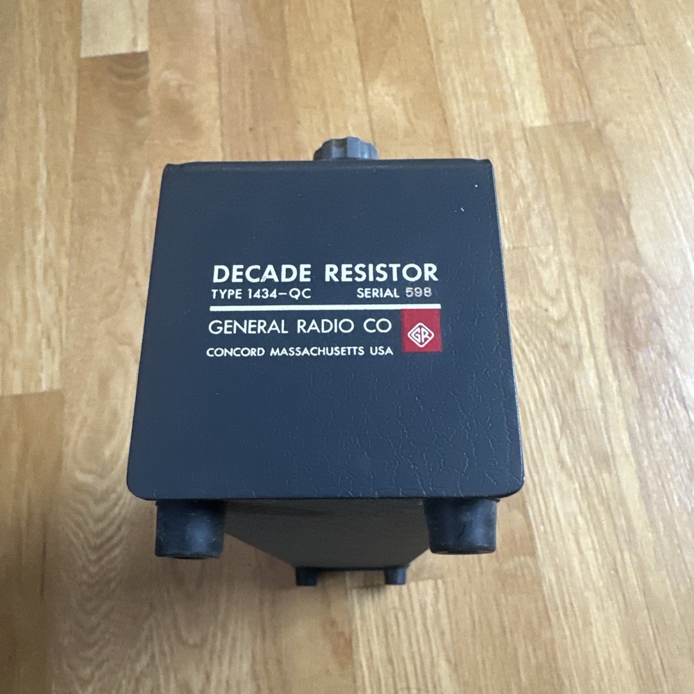 *READ* General Radio Co Decade Resistor Type 1434-QC (UNTESTED)