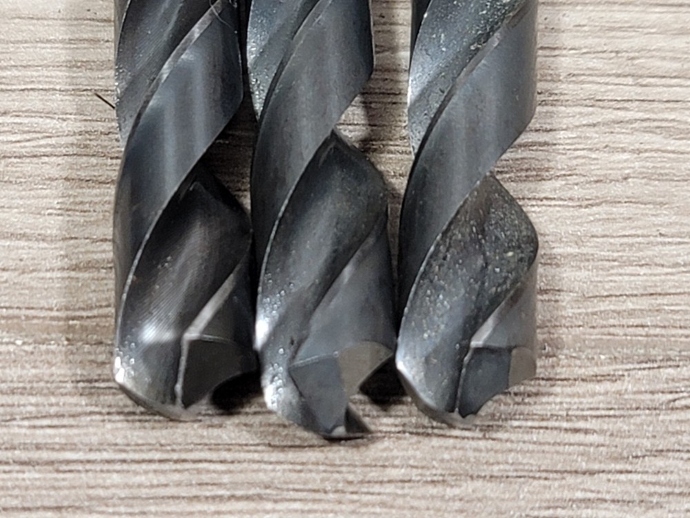 3 C-L HS DRILL MACHINIST BITS 27/64" EUC