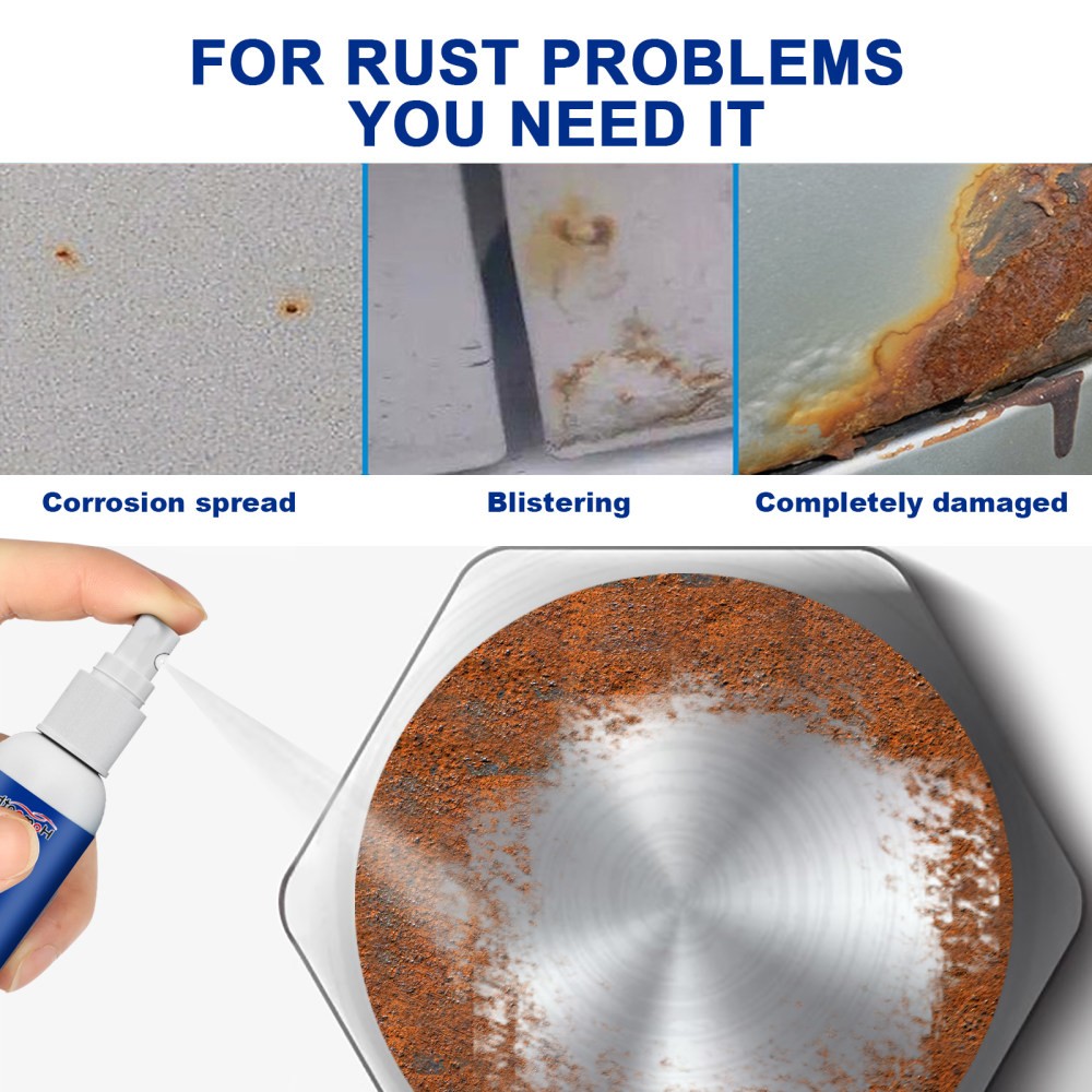 Instant Rust Removal Spray Car Wheel Refurbishment Rust Removal