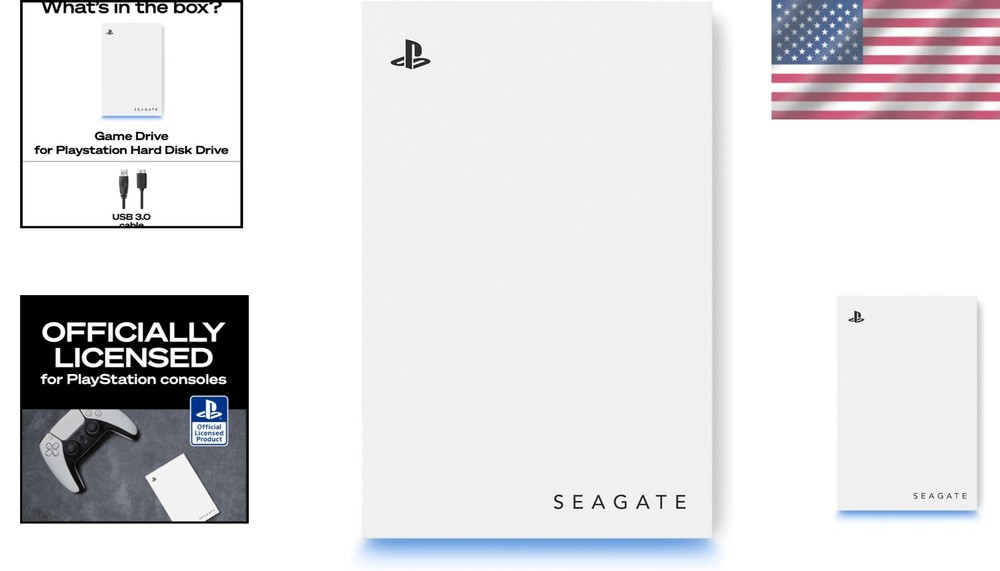 Officially-Licensed PS5/PS4 2TB External Hard Drive