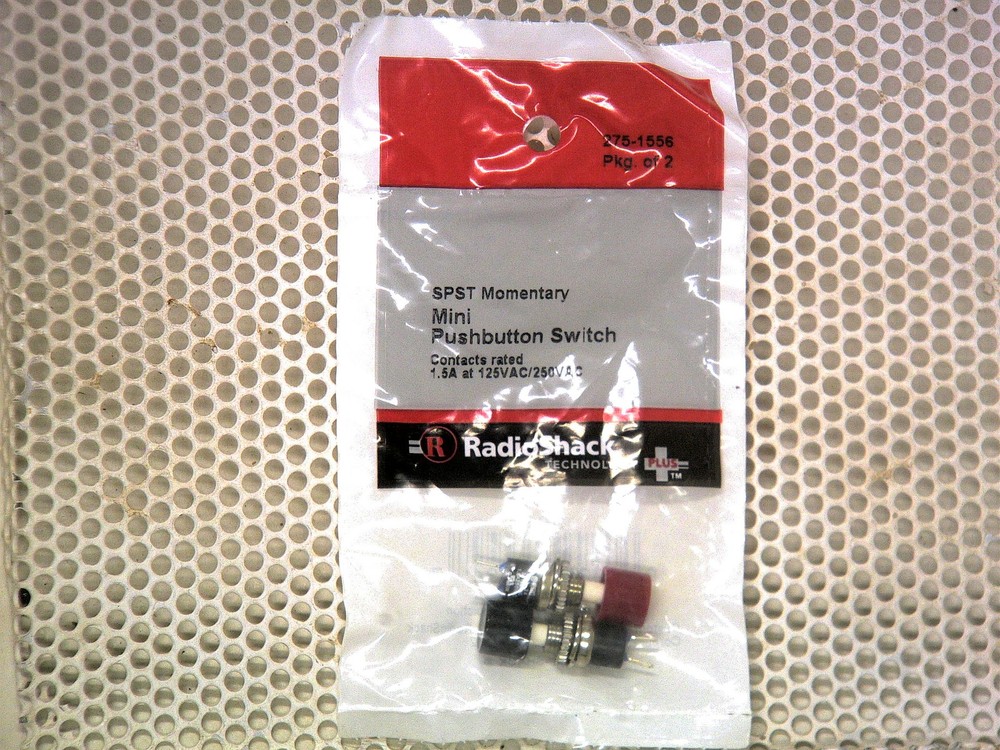 SPST Momentary Mini Pushbutton Switch 1.5A 125VAC