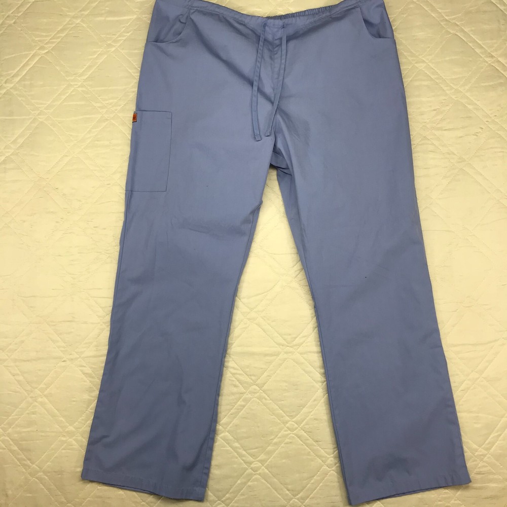 Silver Stone blue scrub pants size L