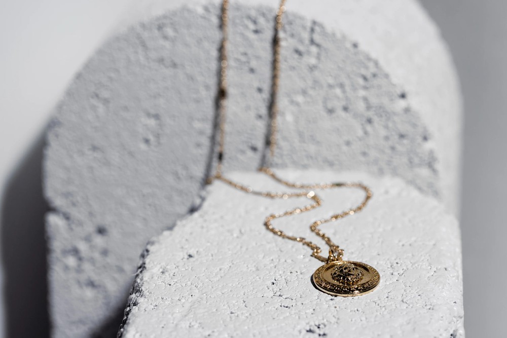 Gold Colorful Crystal Necklace