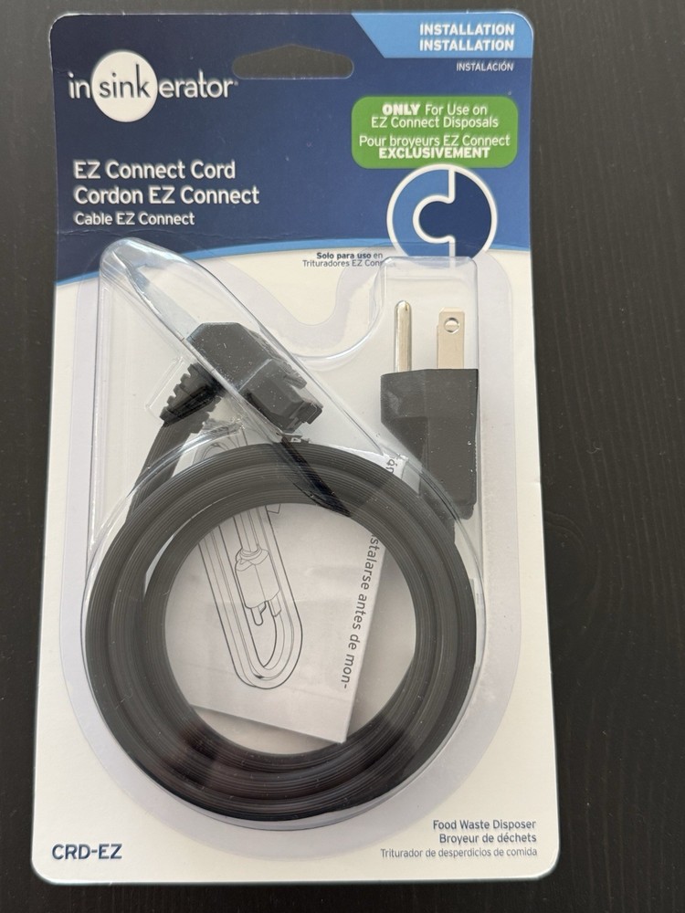 InSinkErator Evolution Cover Control with 3/4hp Garbage Disposal w/EZcnct Cord