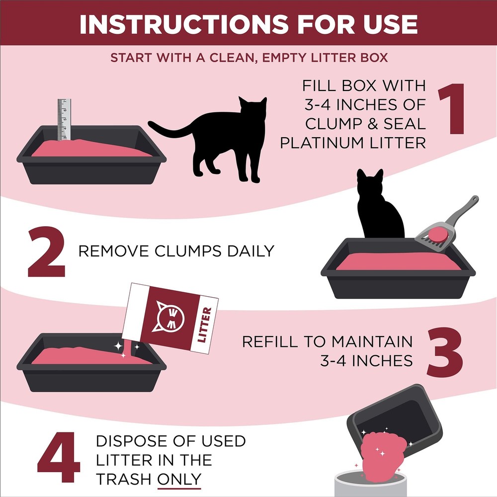 Arm & Hammer Clump & Seal Platinum Multi-Cat Complete Odor Sealing Clumping C...