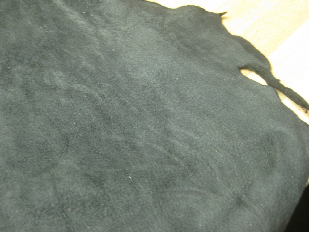 Black Top Grain Deer Leather # 0009757 ROW 77