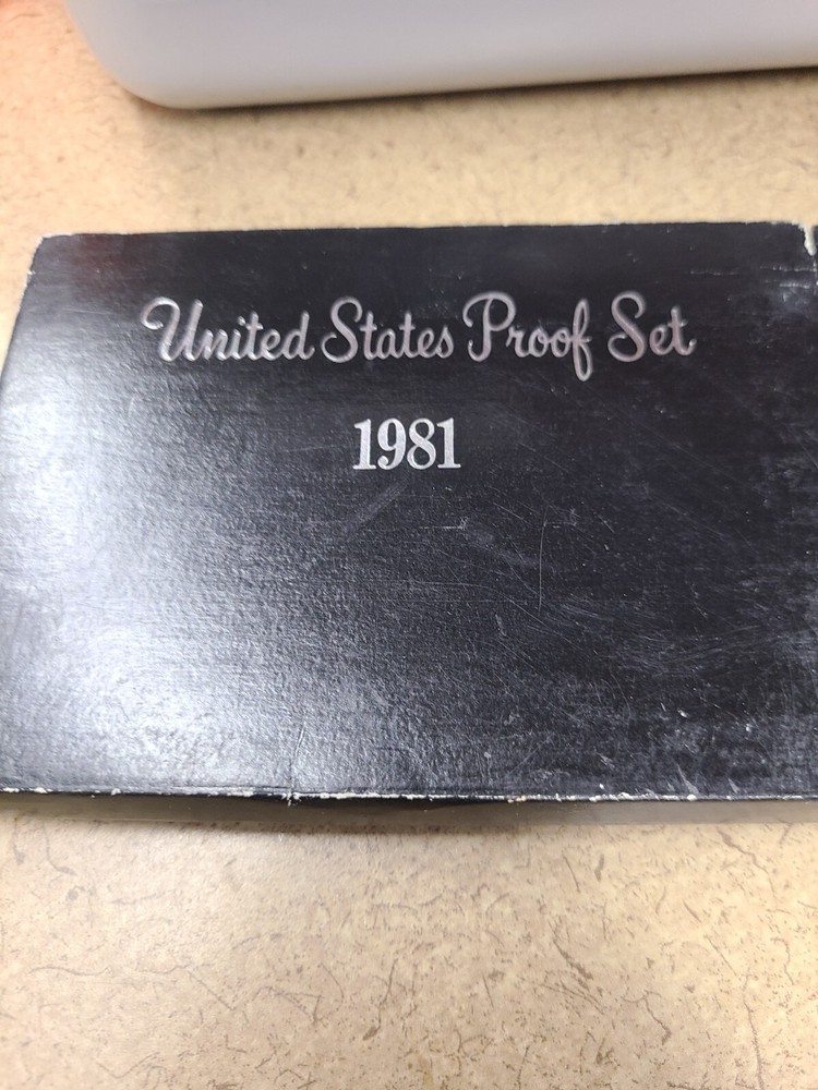 1981 S Proof Set Original Box 5 Coins US Mint