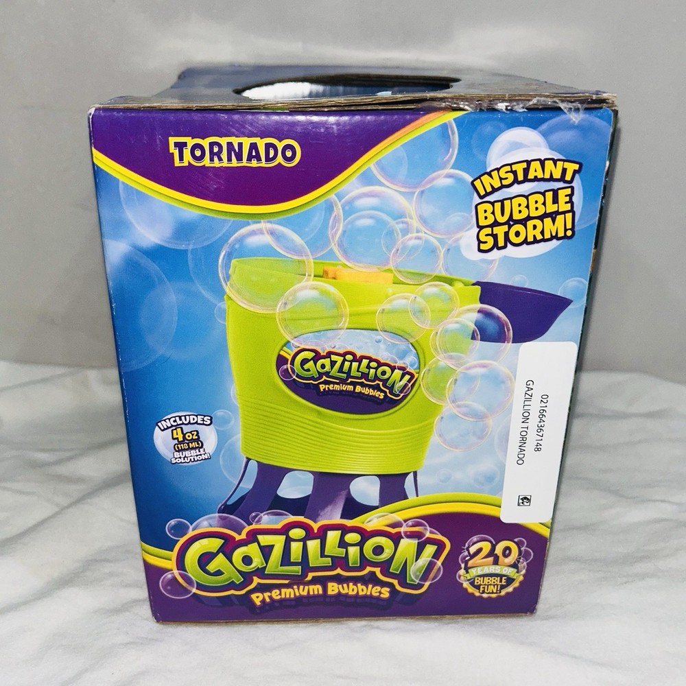 Gazillion Bubbles Tornado Machine Bubble Blaster Ultimate Blower Kids