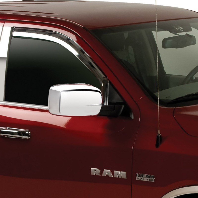 Putco Element Chrome Window Deflectors for Dodge Ram 2009-2026 Crew & Mega Cab