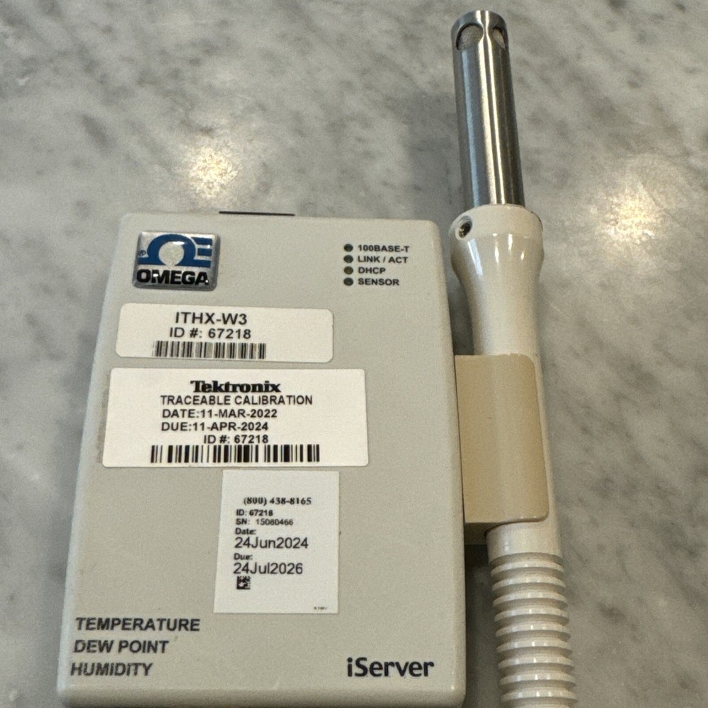 Omega iTHX-W i Server MicroServer Temperature Dew Point Humidity