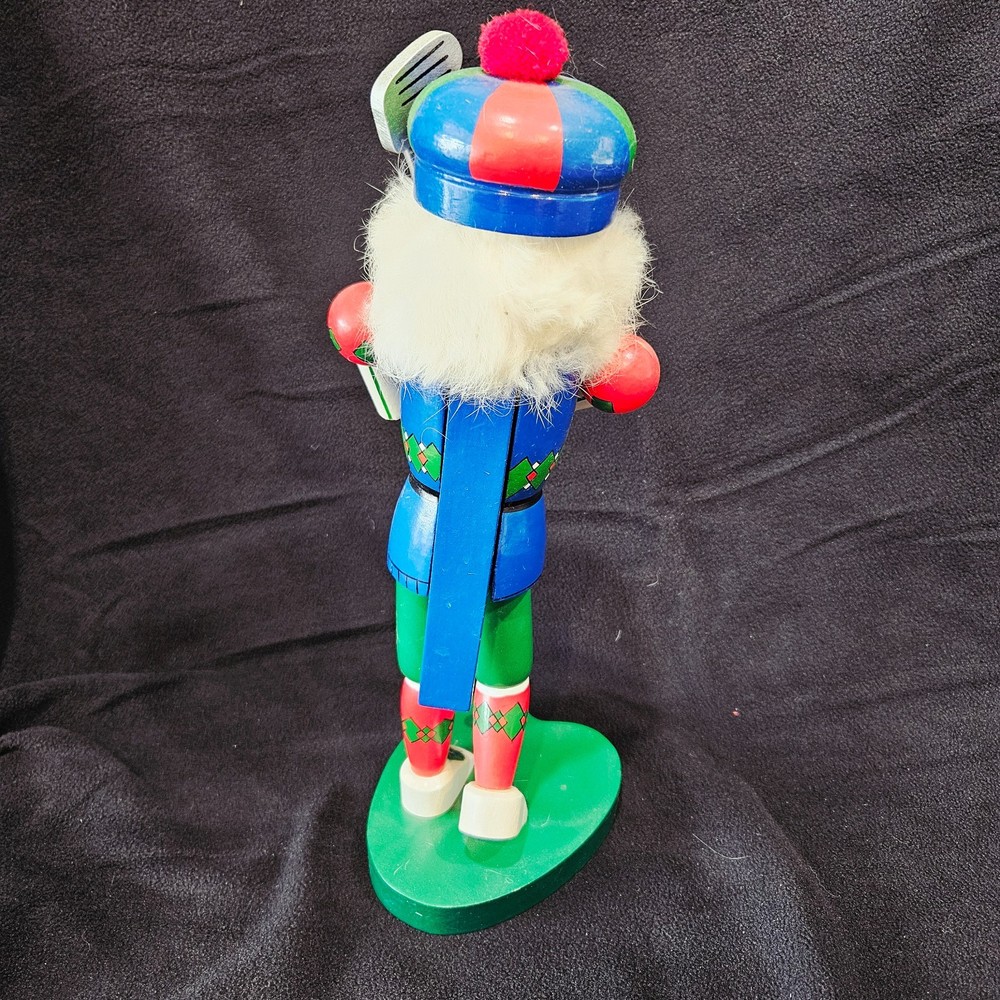 Nutcracker Village Wooden Nutcracker Golfer 1997