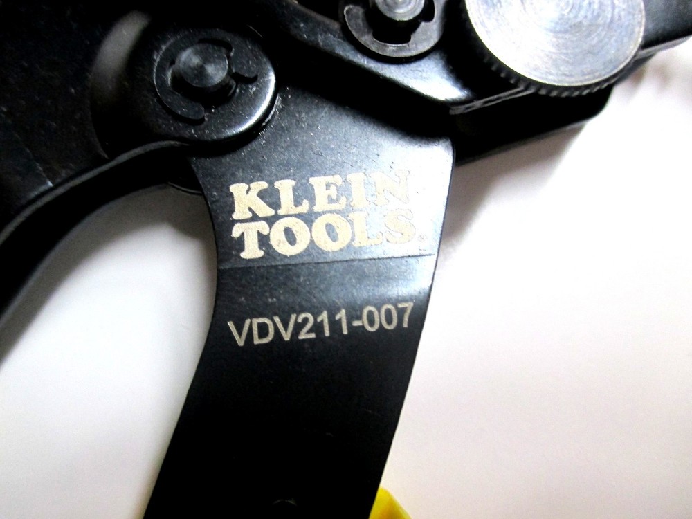 Klein Tools VDV211-007 Vertical Multi-Connector Compression Crimper