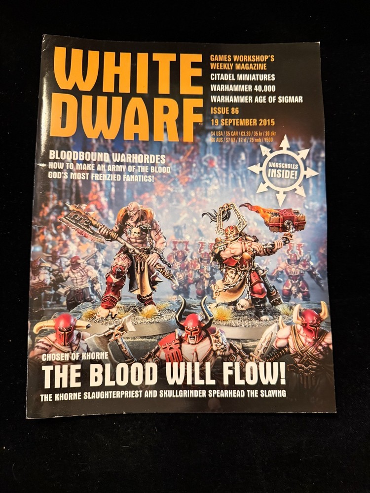 Games Workshop Warhammer 40K White Dwarf Weekly Magazine Issue 86