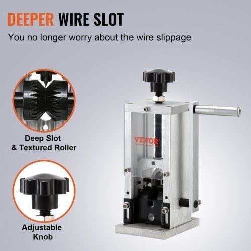 Wire Stripping MachineWire Stripper with Hand Crank or Drill