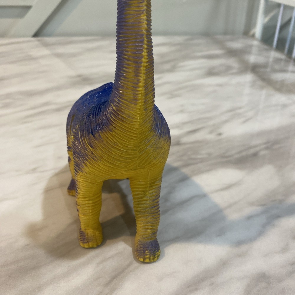 1993 Brachiosaurus Rubber Dinosaur 8" Vintage