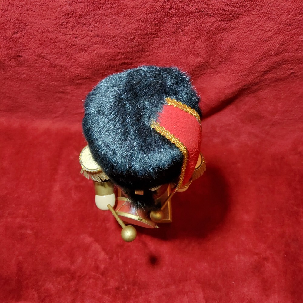 Vintage Nutcracker Drummer JC Penny Home Collection Black Hat 14"