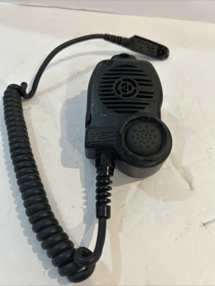 MSA MN 7-1714-1 Shoulder Mic. Works