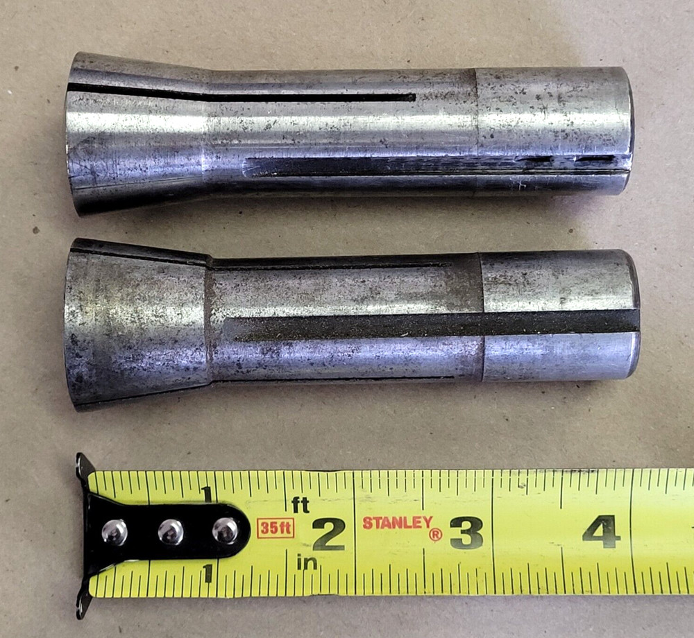 R8 ROUND COLLET 3/16" & 1/2"