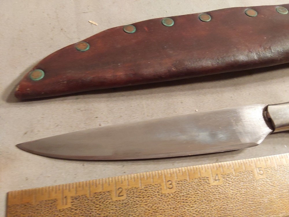 C Cox Jr Nail File Custom Made Fixed Blade Knife