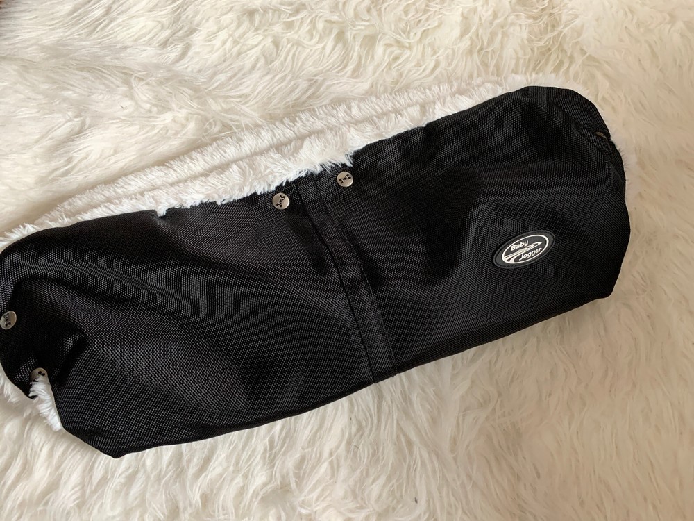 Baby Jogger Super-Soft Plush HANDMUFF BLACK Stroller Accessory