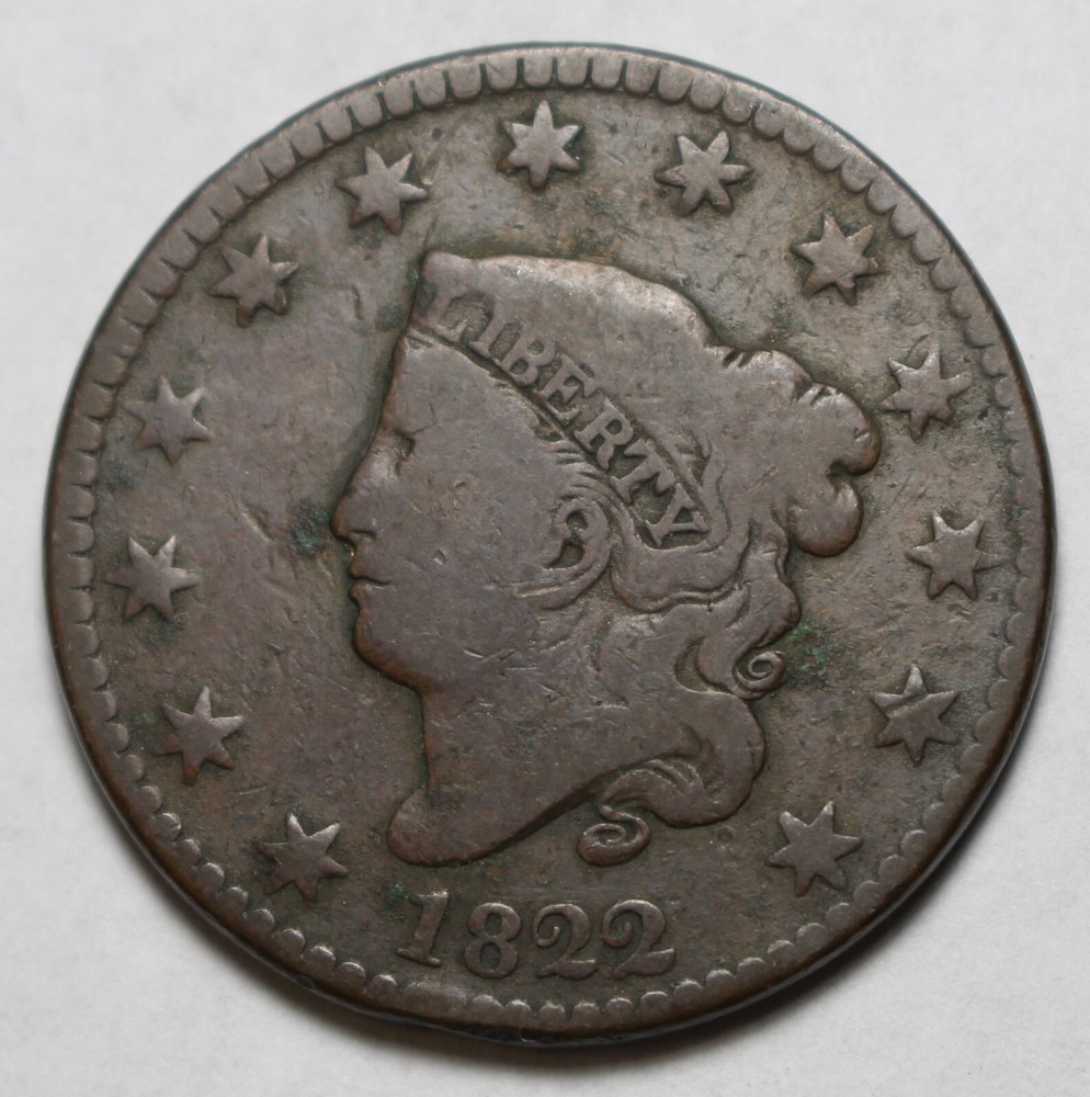 1822 Large Cent UR616