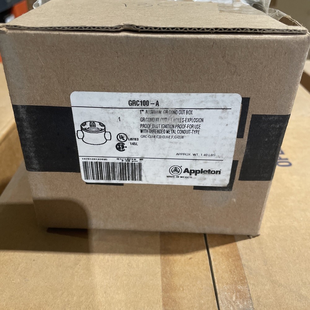 Appleton GRC100-A Aluminum GR Conduit Outlet Box
