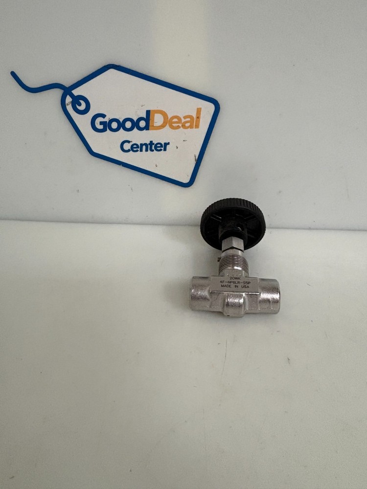 PARKER NEEDLE VALVE 4F-NP6LR-SSP
