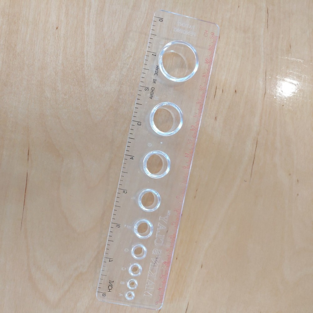 Makin's Clay Mixing Ruler 8"