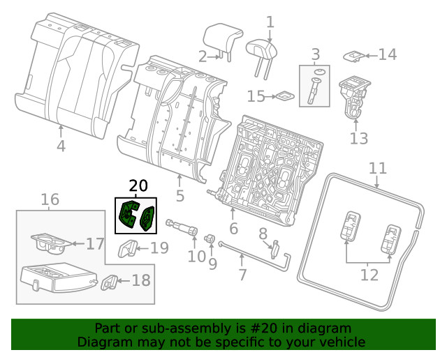 Genuine GM Mount Bracket 13556208