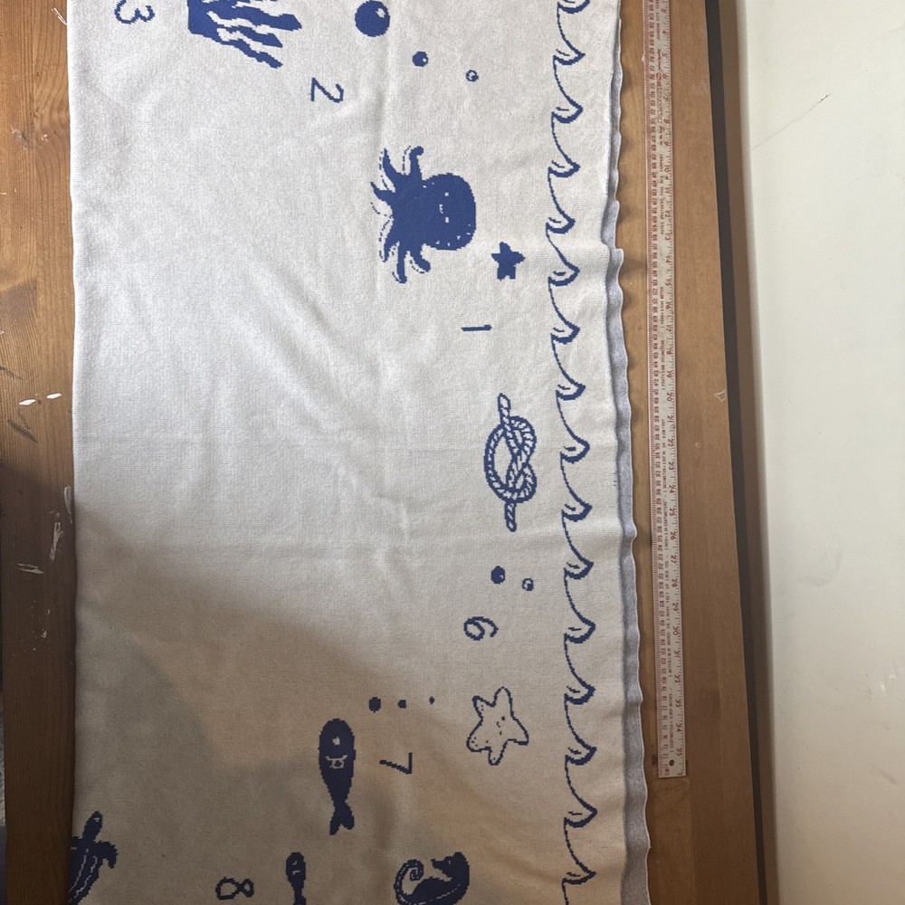 Little Days Milestone Whale Blanket