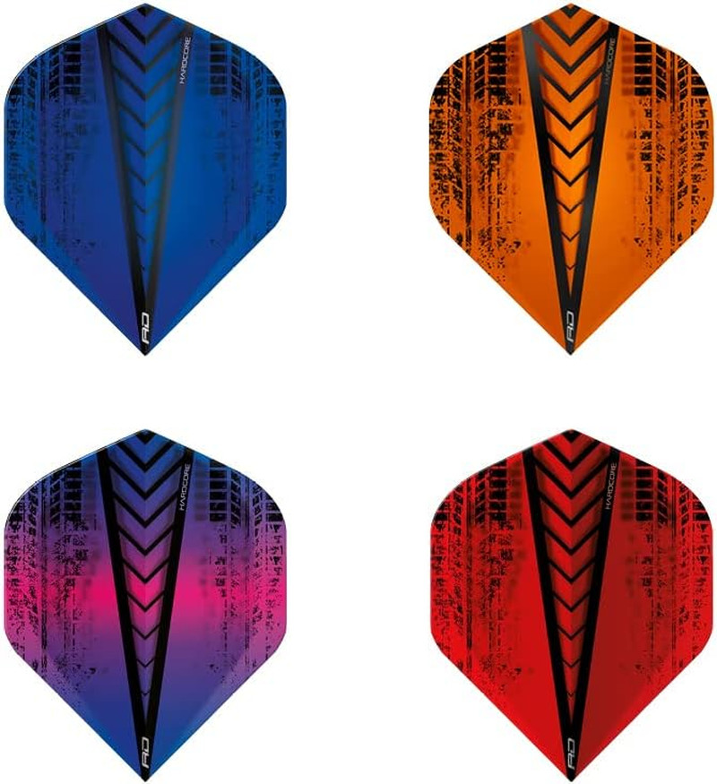RED DRAGON Hardcore Selection Pack Extra Thick Standard Dart Flights
