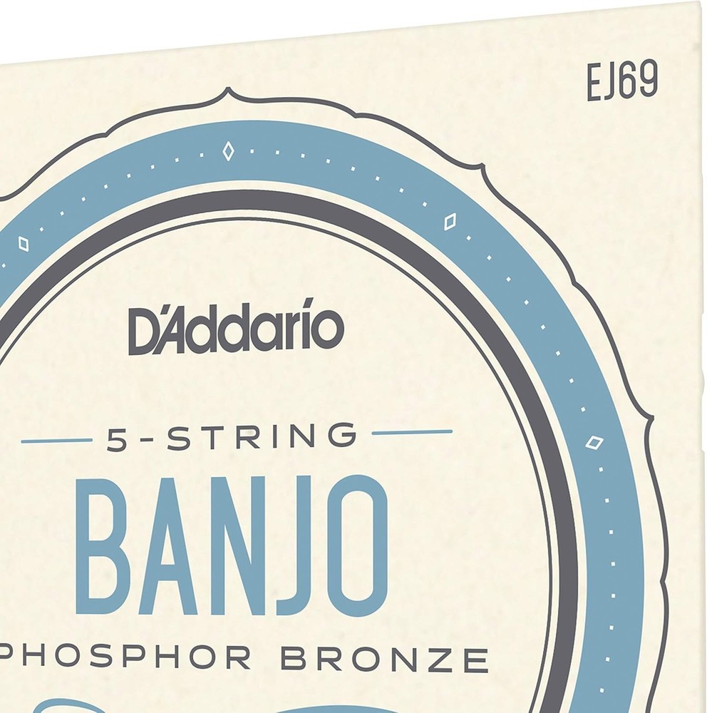 5-String Phosphor Bronze Banjo Strings - Light Gauge 9-20 for Authentic Tone