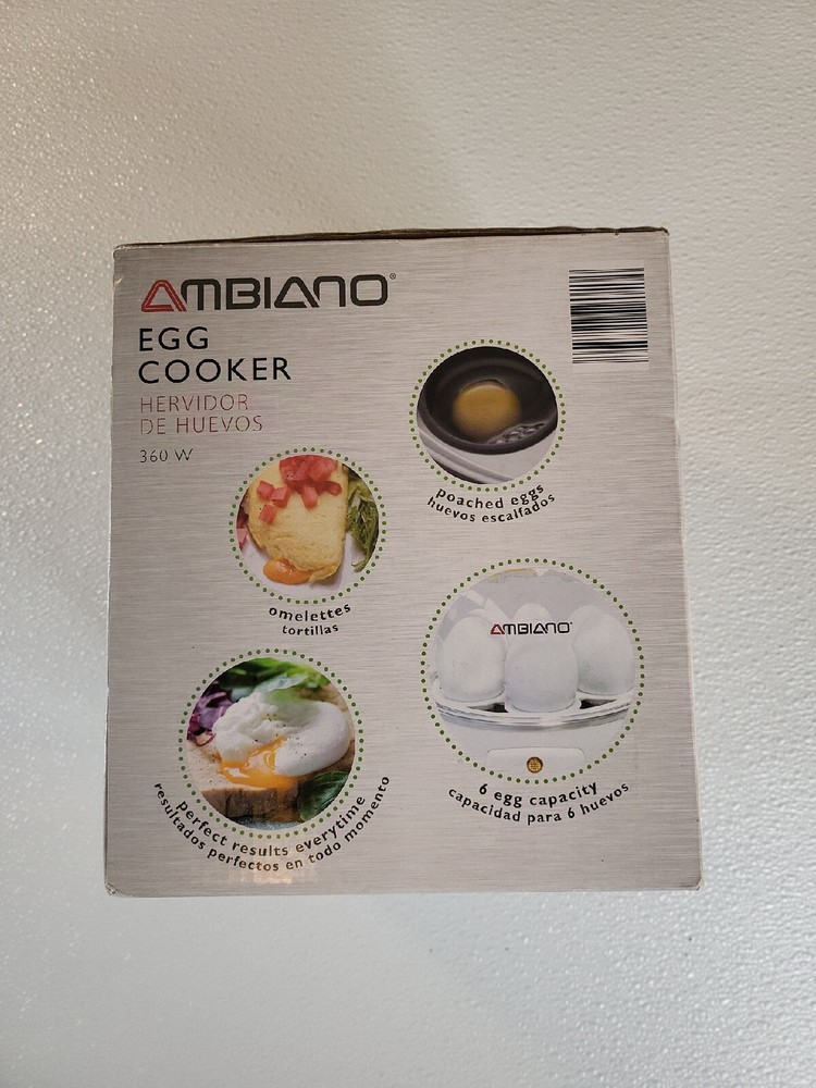 Ambiano Egg Cooker New in Box- White C