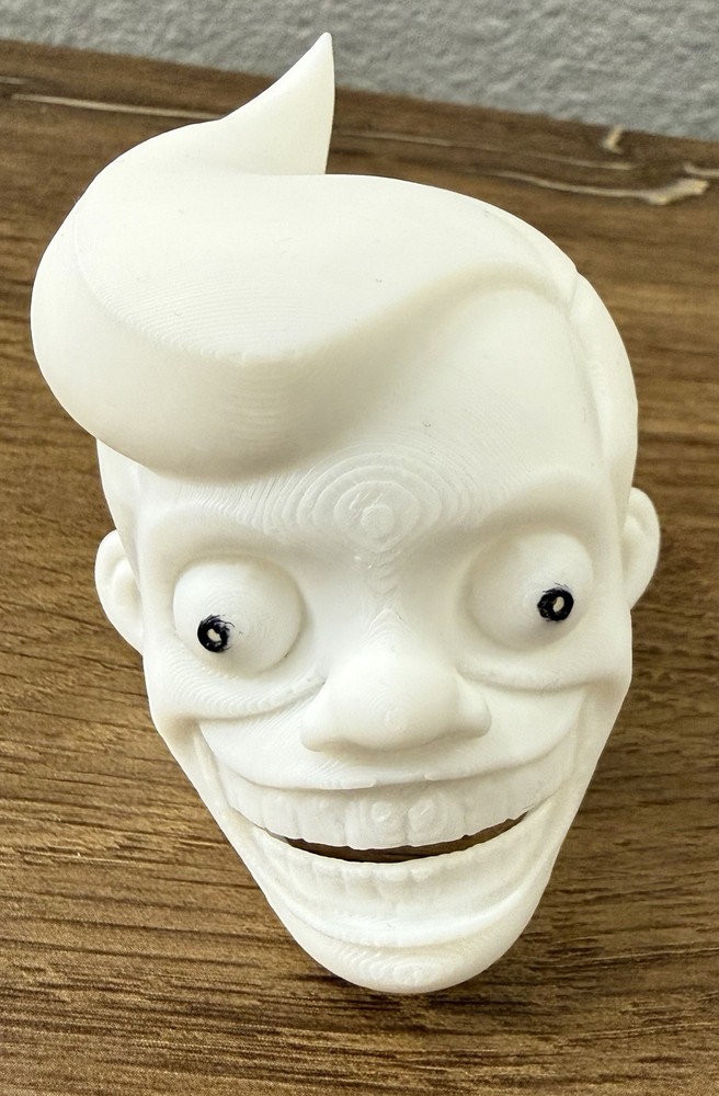 X Files - Mr Chuckle Teeth - 3d Printed Head - PLA
