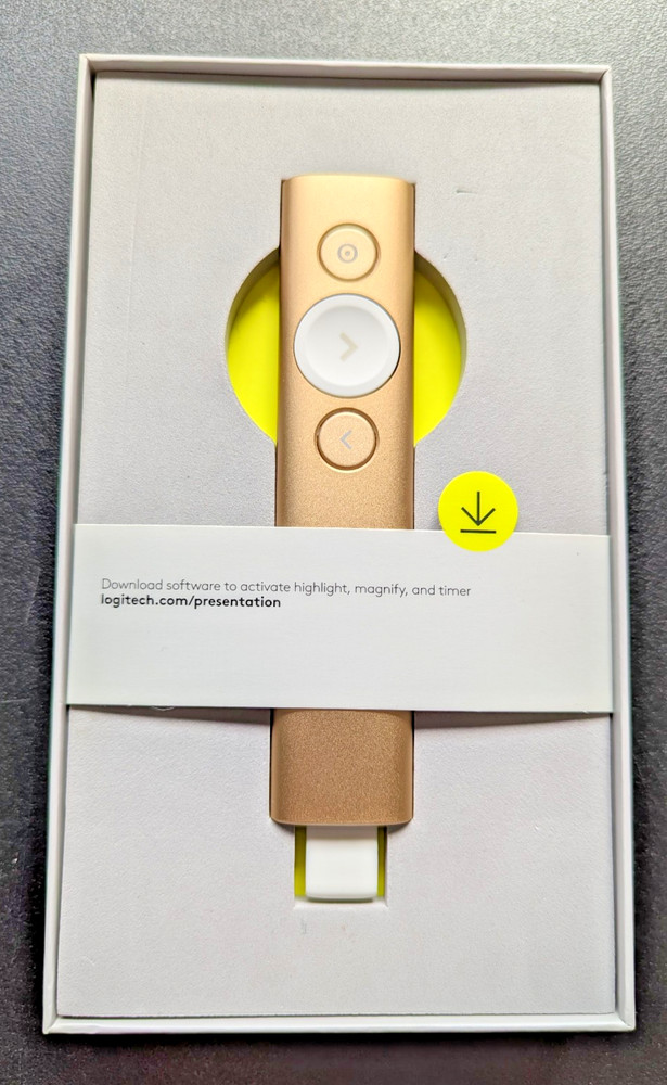 Logitech Spotlight Presentation Remote New In Box