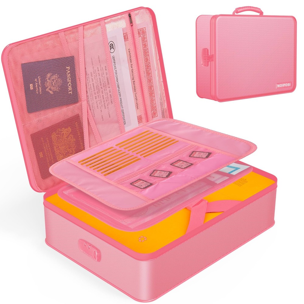 Document Organizer with 5200℉ Heat InsulatedWaterproof and Fireproof Document...