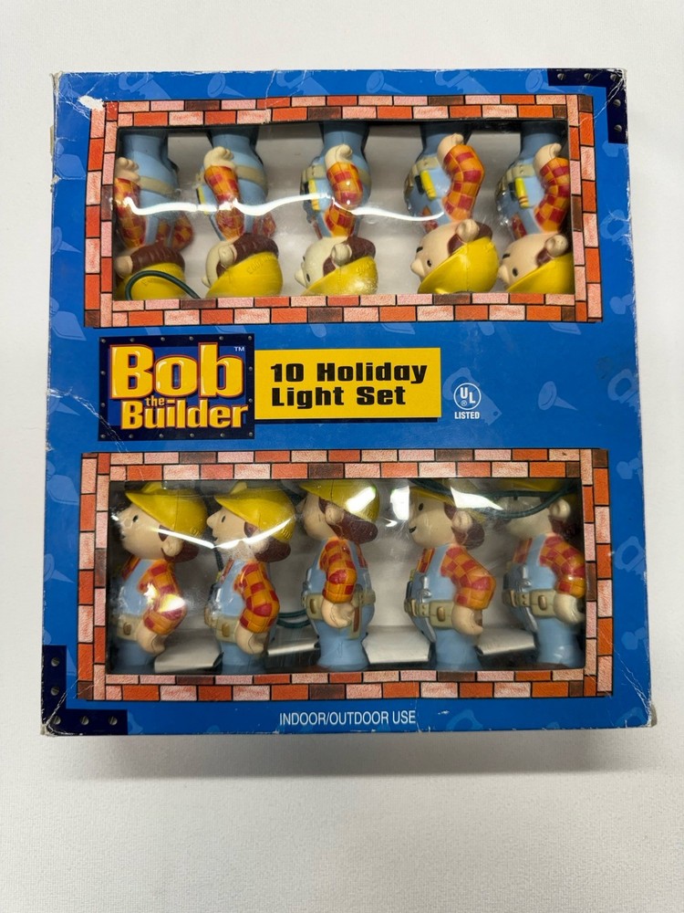 Vintage Bob The Builder Holiday Lights