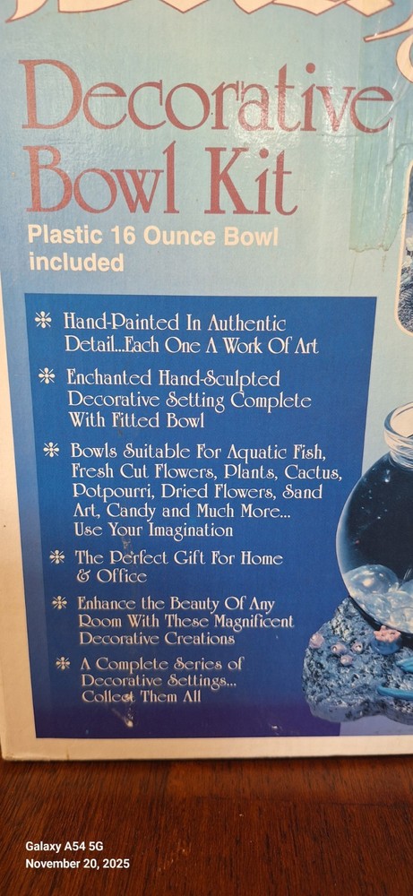 Enchanted Creations hand crafted decorative bowl kit