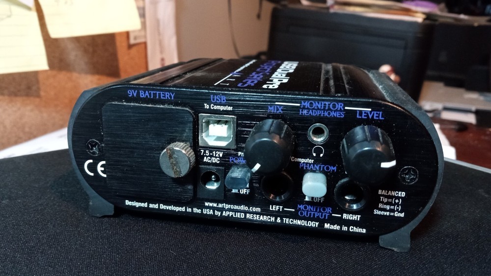 ART Pre-amp USB Dual Pre Project Series