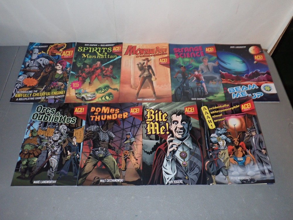 Awfully Cheerful Engine Russ Morrissey ACE Issues 1-9