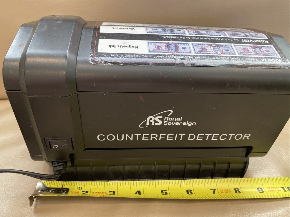 Royal Sovereign RCD-3 Counterfeit Detector TESTED