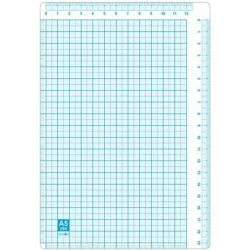 Flexible Plastic Writing Board with Ruler Markings (Pencil Board) - A5