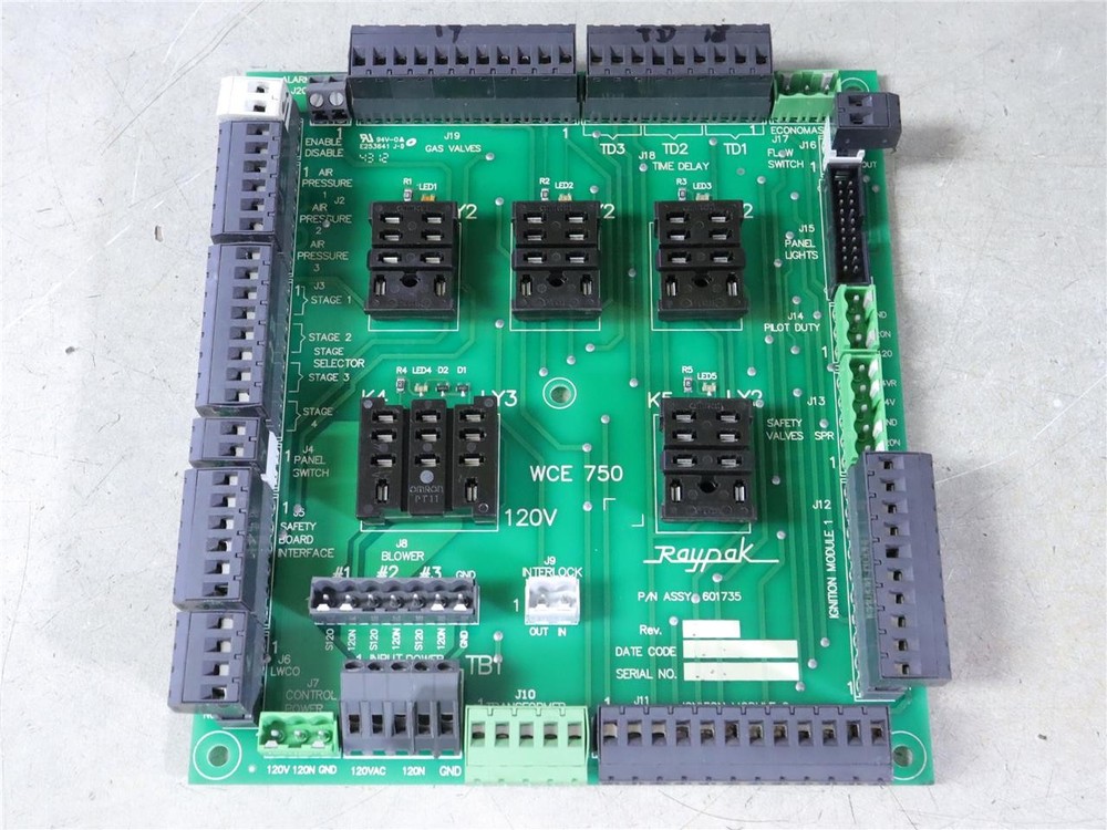 Raypak 601735 Control Circuit Board CPW