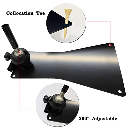 Golf Alignment Stick Connector Holder for Swing Training 1 Pack Upgrade Plate