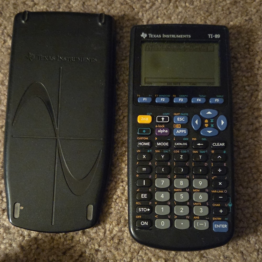 Texas Instruments TI-89 Graphing Scientific Calculator LCD Display