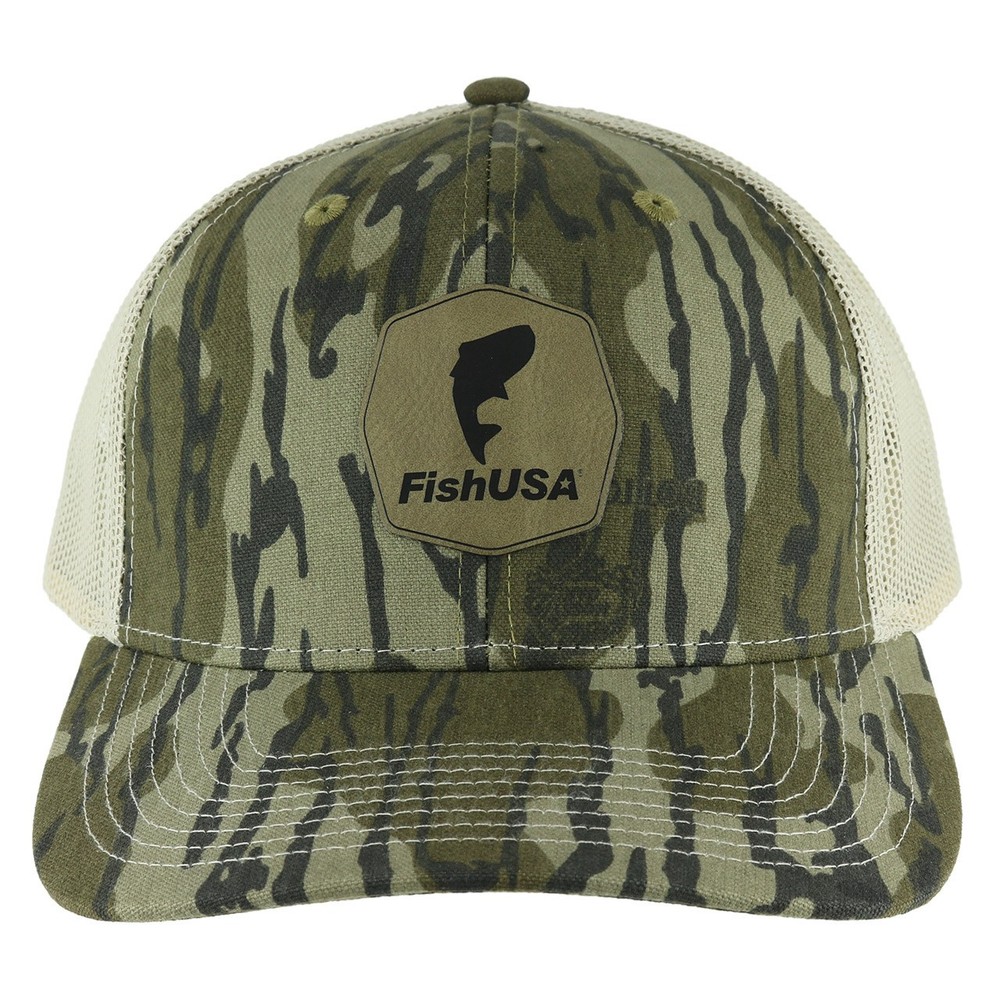 FishUSA Camo Trucker Patch Hat