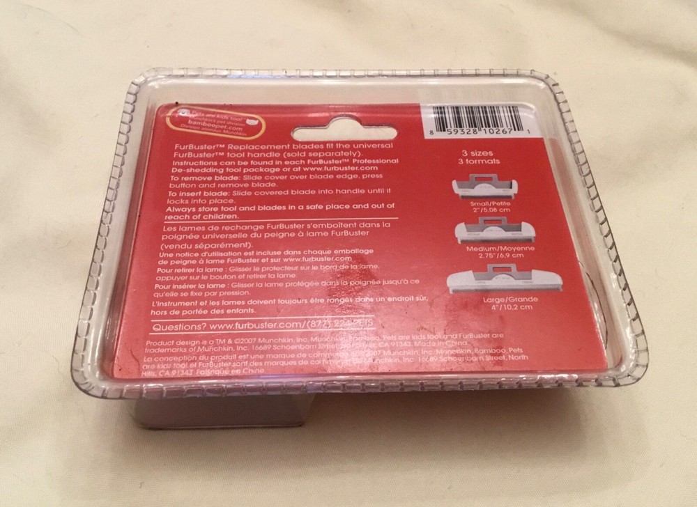 FurBuster replacement blade Large New in pkt.