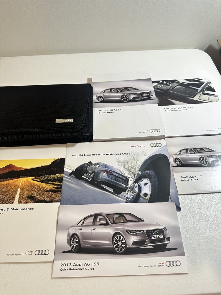 Audi A6 S6 A7 Owner's Manuals Set 2013