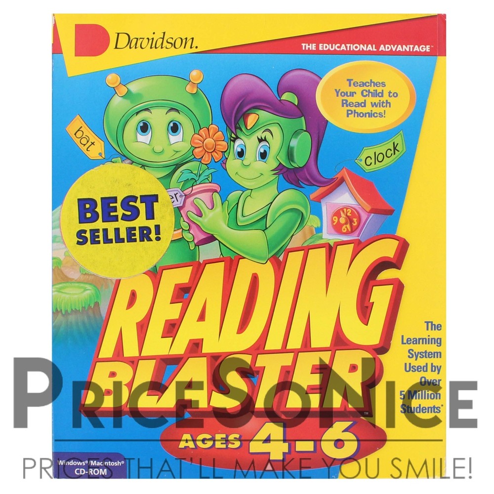 Reading Blaster(Age 4-6) CD-Rom Software (Mac/PC)
